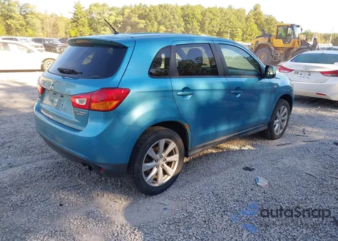 2013 Mitsubishi Outlander Sport Es из США, поврежденный, VIN 4A4AR3AU2DE020331